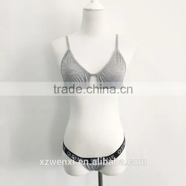 New Fashion Hot Sexy Hollow Out Letter Bikini Set photo-3