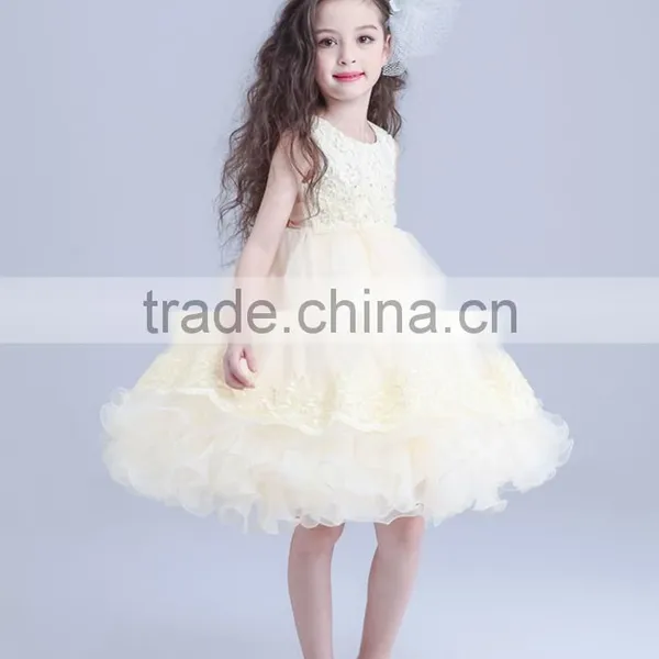 Hot Designs Children Handmade Flower Girl Dress Patterns Cute Dresses photo-5