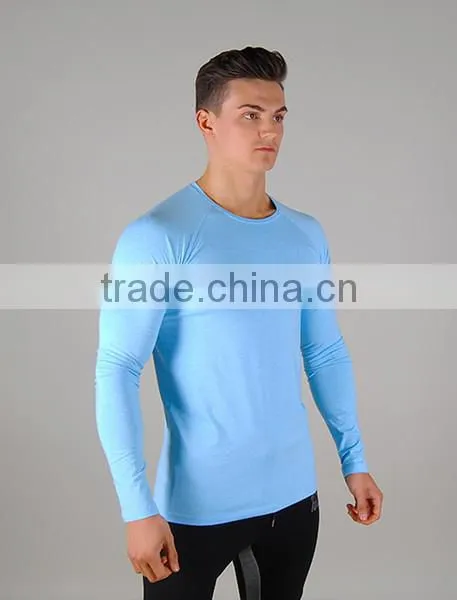 Mens Long Sleeve Gym Fitness t Shirts photo-3