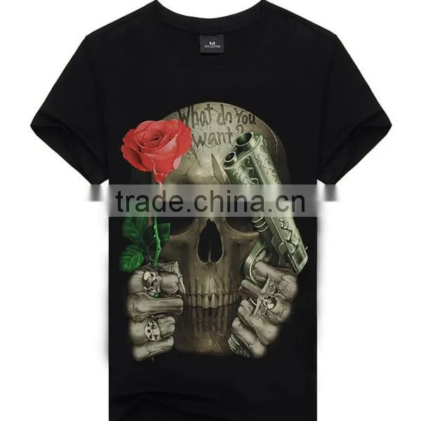 China Clothing Factory Custom Polyester Sport Men 3D Printing T Shirt photo-6
