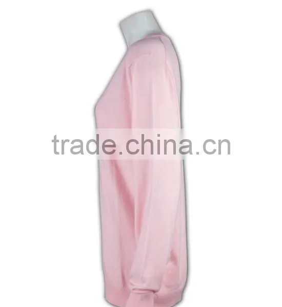 China Manufature 2015 Fitness Own Design Cardigan Pink Sweater photo-3