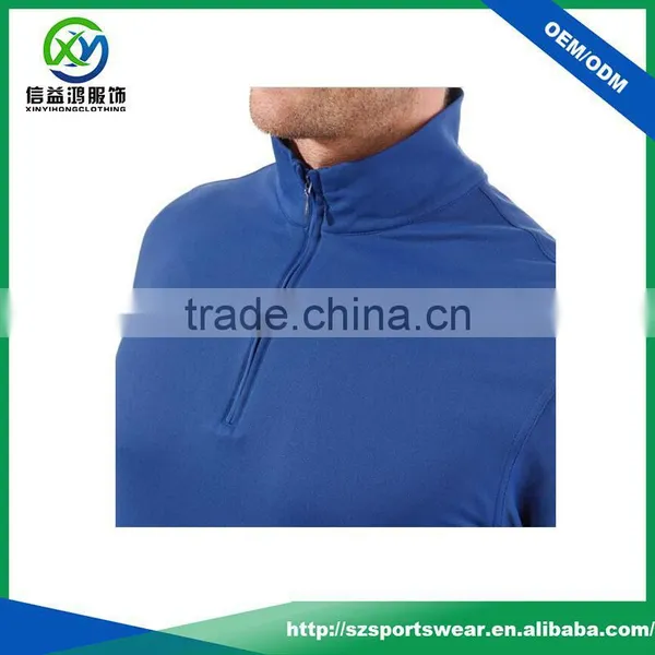 Fashion Blue Color High Qaulity Anti-UV Dry Fit Comfort Man Sweater /hoodie /golf Sweater photo-3