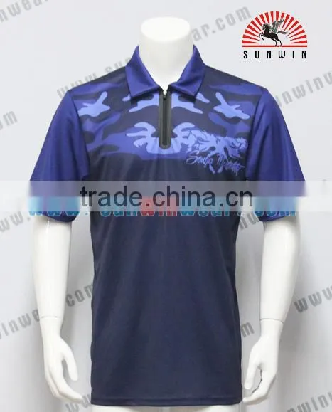 Dry Fit Sublimation Print Dart Shirts Men Jersey photo-3
