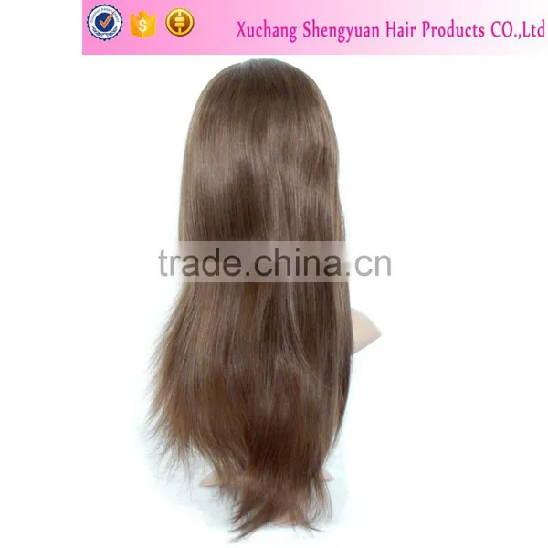 Factory Unprocessed Human Silky Straight 100 Brazilian Virgin Hair Full Lace Wigs With Baby Hair For Black Women photo-2