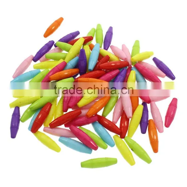 Latest Design Beads Necklace Solid Color Acrylic Plastic Bead photo-2