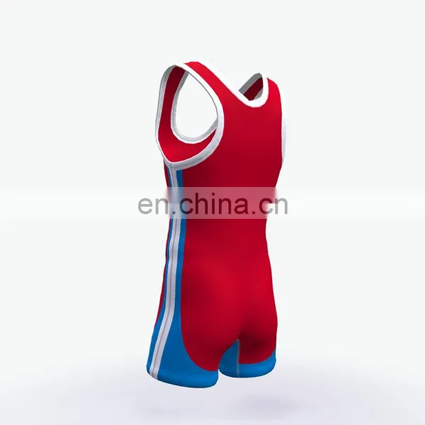 Sublimated Black Plus Size Wrestling Singlets photo-3