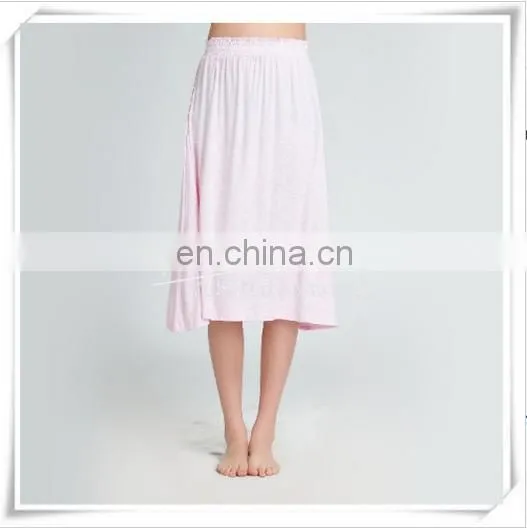 Ladies' Bamboo Knee Length Knitting Silky Soft Skirt Green Material New Tech. photo-2
