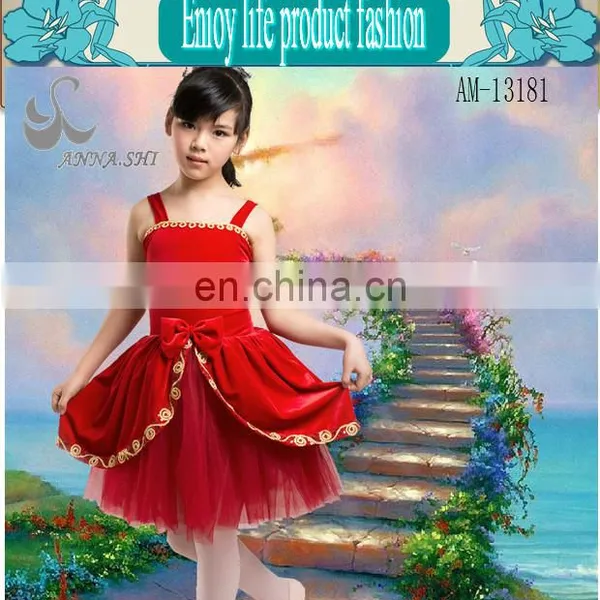 2015 Top Quality Beautiful Girls Chinese Costume Ballet Tutu