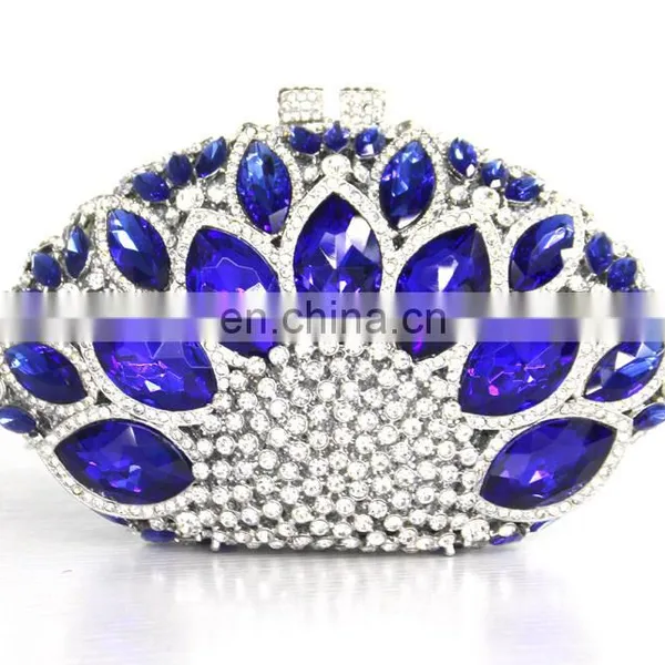 2015 Fashion Crystal Handbag Rhinestone Clutch Bag Evening Clutch Bag Wedding Bag Handmade Women Bag photo-2