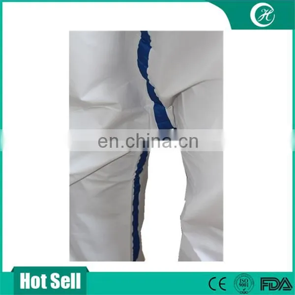 Waterproof Blue Seal Strip Safety Disposable Coverall photo-5