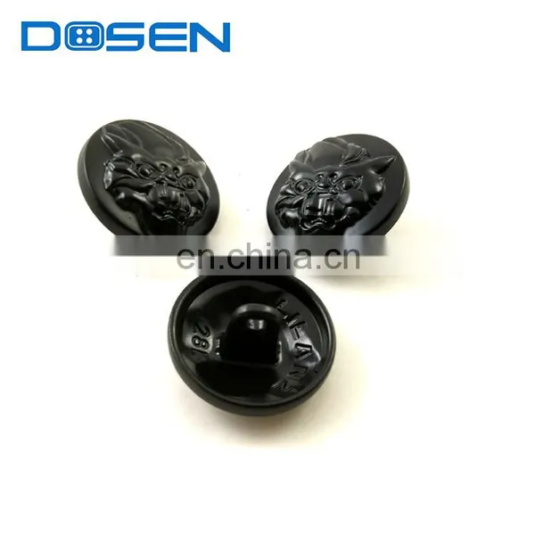 100%QC High Quality Metel Black Sew Button