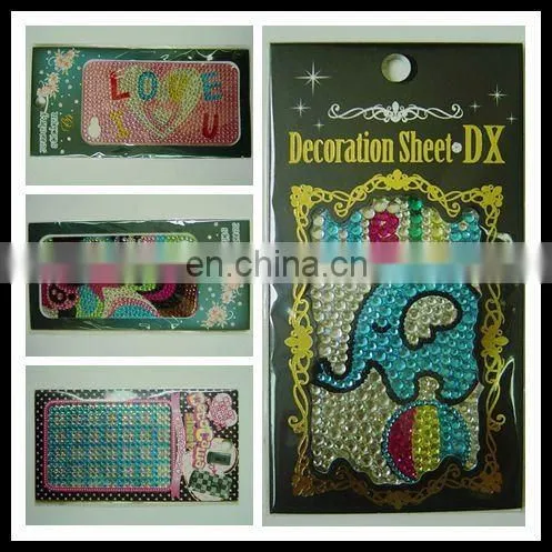 2013 Flashing Mobile Phone Sticker Jewelry Sticker(zy1-8175)