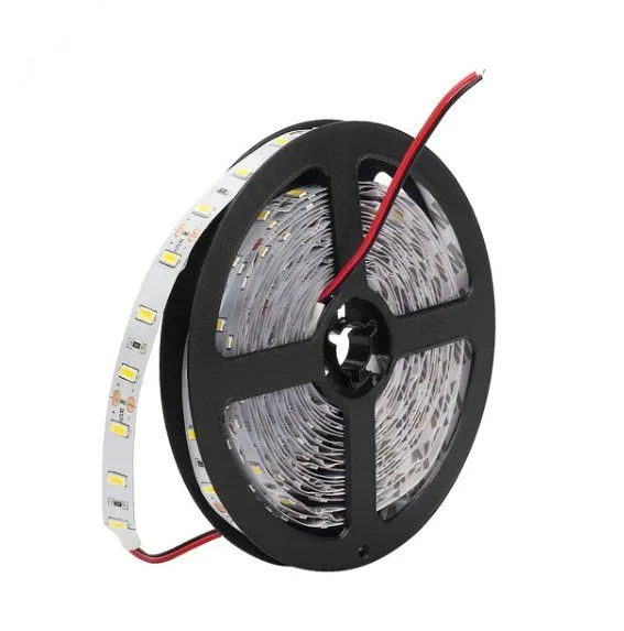 DC12V LED Strip Light 5630 SMD 60leds/m 5m/lot IP20 Non Waterproof Flexible Light Warm White Red Green Blue White