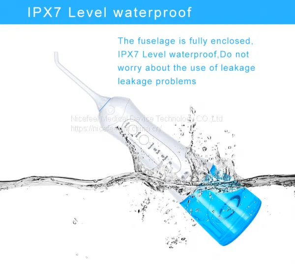 Manufacturer Directly Nicefeel Hot Selling Cordless Water Flosser Newest Oral Irrigator OEM ODM Available photo-3