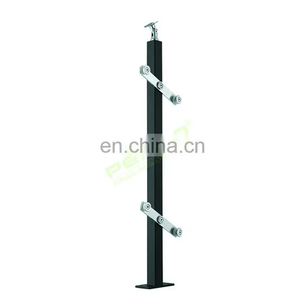 New Arrival Balcony Railing Post Stainless Steel Glass Balustrade Balustrade Design Systems photo-4