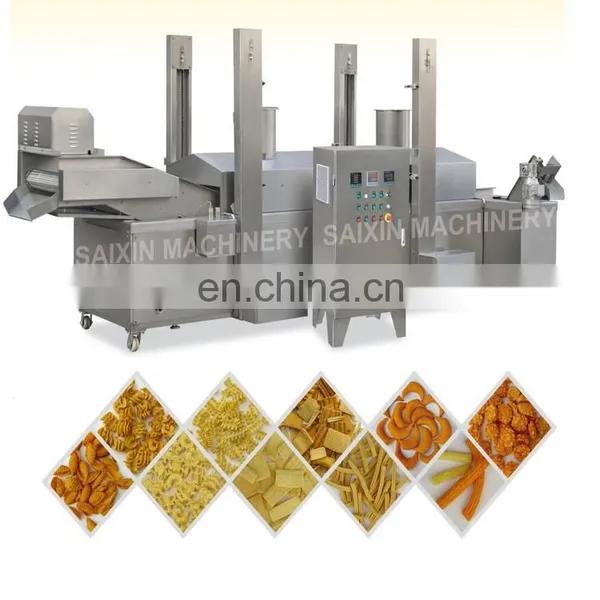 Hot Sale Batch Continuous Snack Food Pellet Cheetos Doritos Automatic Fryer Frying Machine photo-2