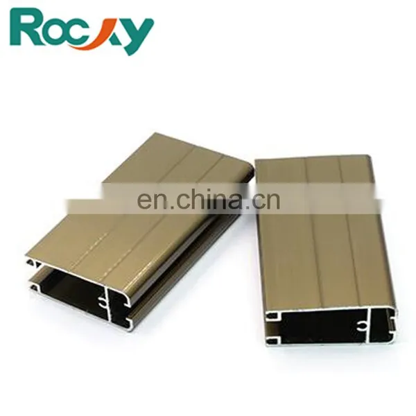 Shining Polished Anodizing Color Champagne Aluminium Profile photo-5