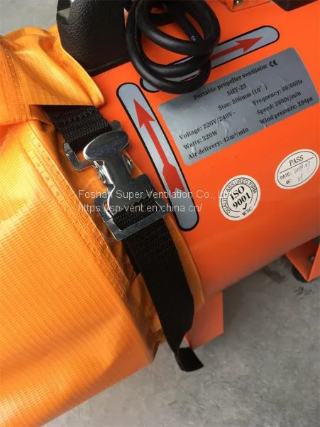 Flexible Duct Hose With Buckle and Belt Coupling Flexible Ducting Supplier Ventilation Products Yellow Air Distribution Duct photo-2