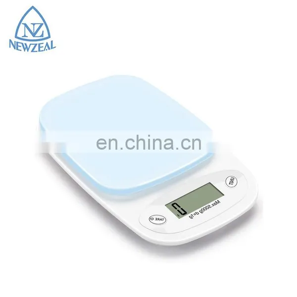 Mini Electronic 5Kg Capacity Colorful Food Digital Balance Kitchen Scales photo-2