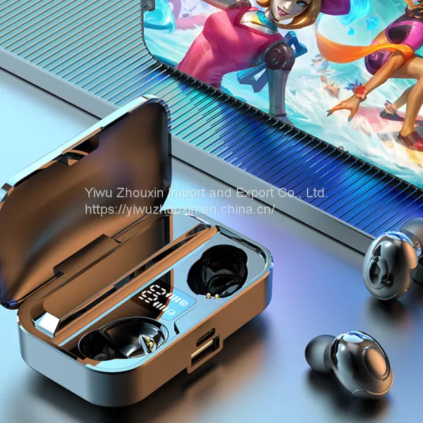 Wireless Bluetooth 5.0 Low-latency Earphones, In-ear LED Digital Display, Mobile Power Supply, Long Battery Life photo-4