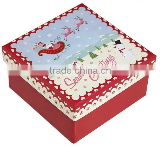 Wholesale Custom Printed Decorative China Recycled Handmade Empty Christmas Gift Boxes photo-3