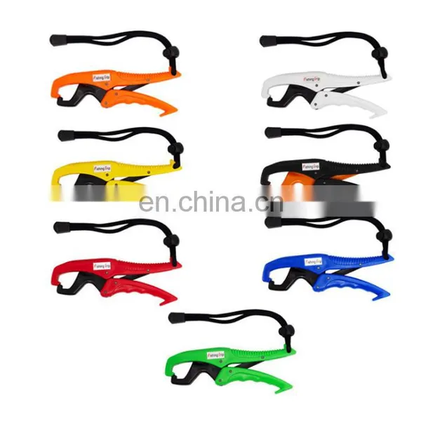 Fish Grabber Plier Controller Practical Fishing Gripper Gear Tool ABS Grip Tackle Holder Fish Clamp With Adjustable Rope photo-2