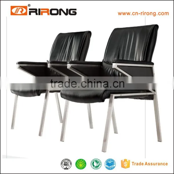 Factory Oem Product Office Black Leather Conference Chair photo-5
