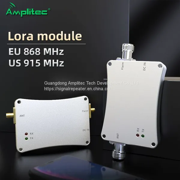 Amplitec 868Mhz Helium Miners HNT Hotspot Auto Gain Ajustable Amplifier Lora Minner RF Signal Flarm Booster