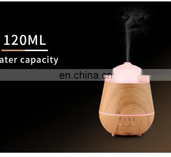 120ml Ultrasonic Mist Humidifier Fragrance Essential Oil Diffuser Tabletop Portable Diffuser photo-2