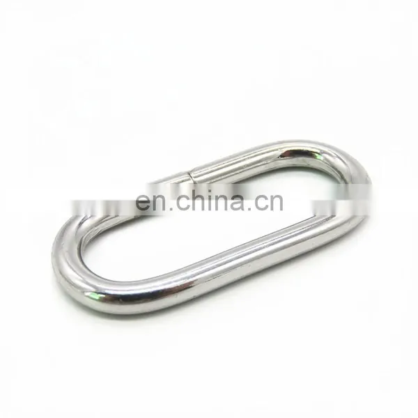 38mm Silver Metal Oval O Ring Buckle For Bag photo-4
