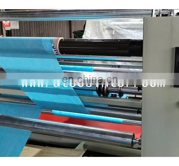 WDHC1600 Automatic Melt Blown Nonwoven Fabric Dotted Perforation Cutting and Rewinding Machine photo-3