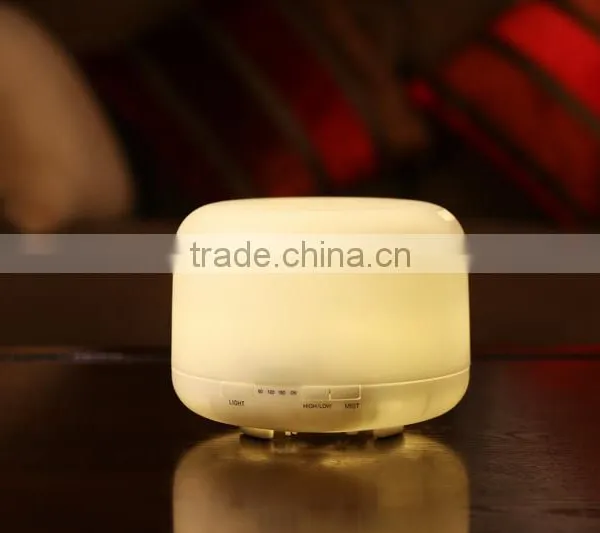 500ml Aromatherapy Essential Oil Diffuser Ultrasonic Air Humidifier With 4 Timer Settings 7 LED Color Changing Lamps photo-5