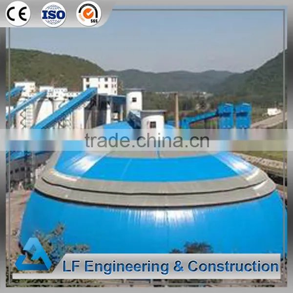Waterproof Steel Structure Coal Storage Shed photo-3
