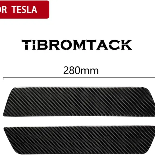 TIBROMTACK для Tesla Model 3 (2018-2020) наклейка для защиты порогов дверей автомобиля из углеродного волокна