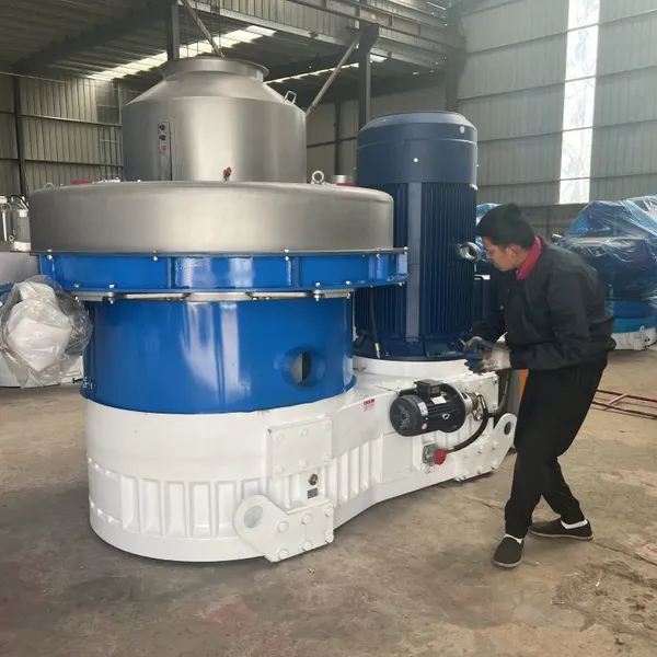 850 Vertical Ring Die Pellet Machine 3-4T/H Biomass Pellet Mill 220V 250 Kw Motor Straw Sawdust Rice Husk Grass Long