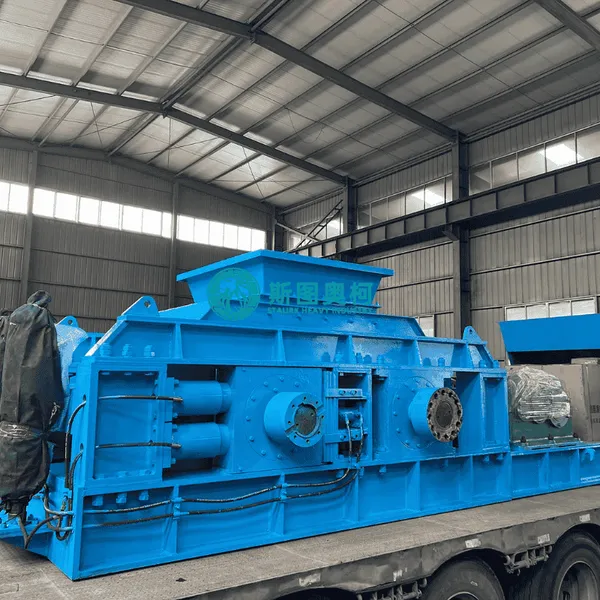 Hydraulic Double Roller Crusher System