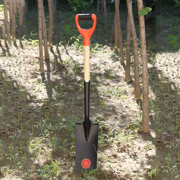 Ghana Factory Direct Produce Offset D Handle Hard Wood Steel Shovel photo-2