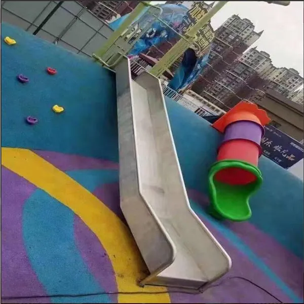 Customizable Non - Standard Large - Scale Stainless - Steel Outdoor Unpowered Slide and Climbing Combination for Children, Outdoor Slide Manufacturer photo-4