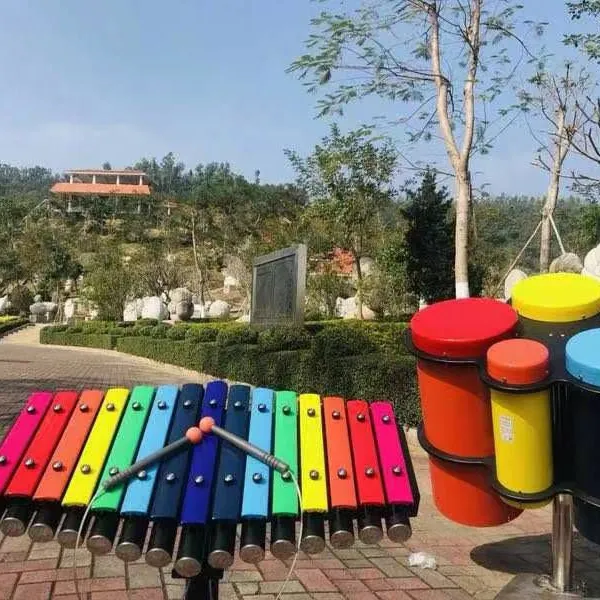 Non-standard Customized Outdoor Wall Percussion Instruments for Kindergartens, Children's Metal Percussion Toy Megaphone Set photo-4