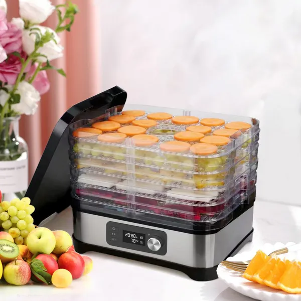 5 Tray Electric Meat Dehydrator Machine With Digital Timer photo-5