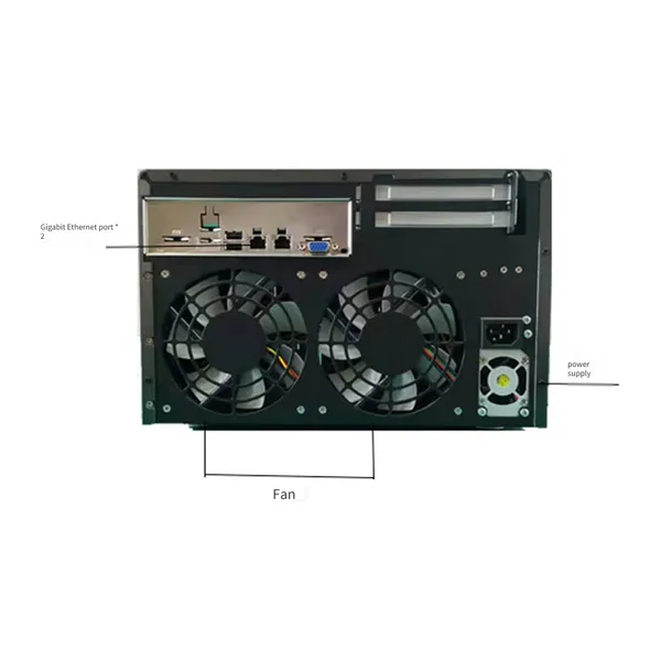 Hishu Storage Domestic Xinchuang Self - Controllable Phytium High - Performance Enterprise - Level Desktop 8 - Bay 10g Network Storage, Fiber Optic Disk Array, Multi - User Shared Storage Space photo-2