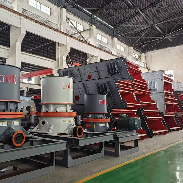 Single Cylinder Hydraulic Cone Crusher 300 TPH Quartz Hydraulic Adjustment One Stop Solution