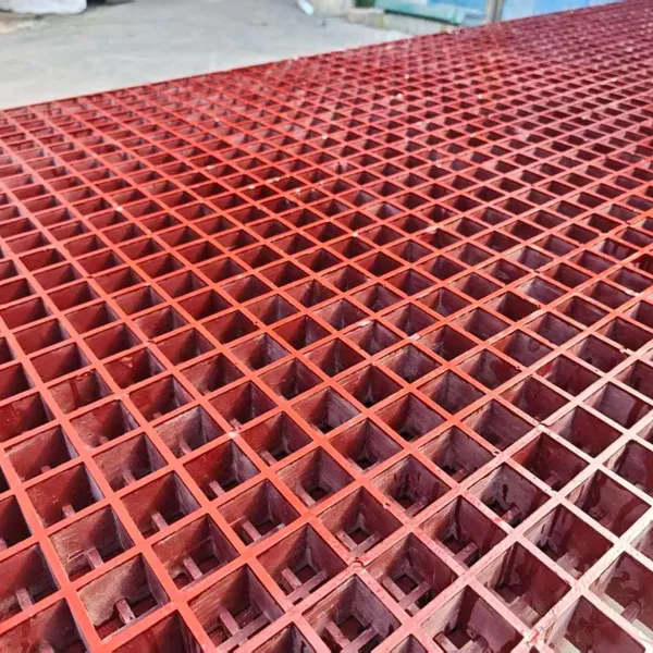 Desalination Plant FRP Grating Seawater Resistant Corrosion Proof Walkway Panel