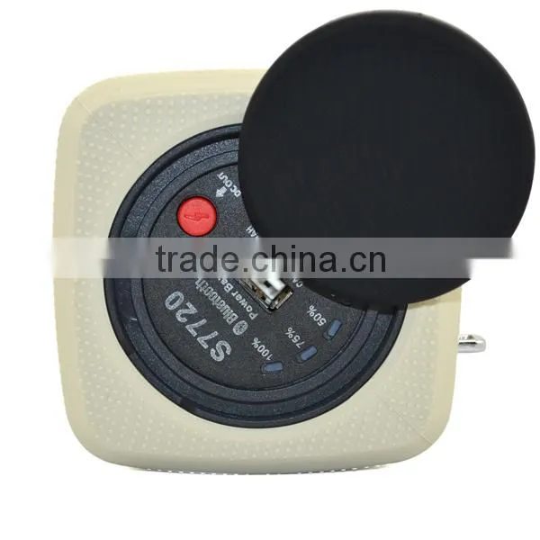 RS7720 Portable IPX4 Weatherproof Wireless Speaker Dustproof Handsfree Power Bank Bluetooth Speaker photo-2