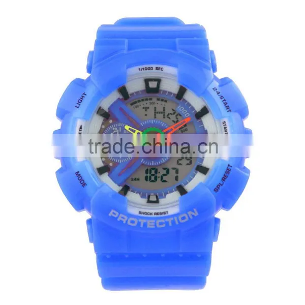 LP1369 Cheapest Digital With 3 Hands Movement pu Bracelet Male Watch photo-2