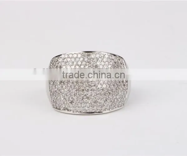 Custom Design Accepting Silver Love Ring Four Finger Ring photo-4