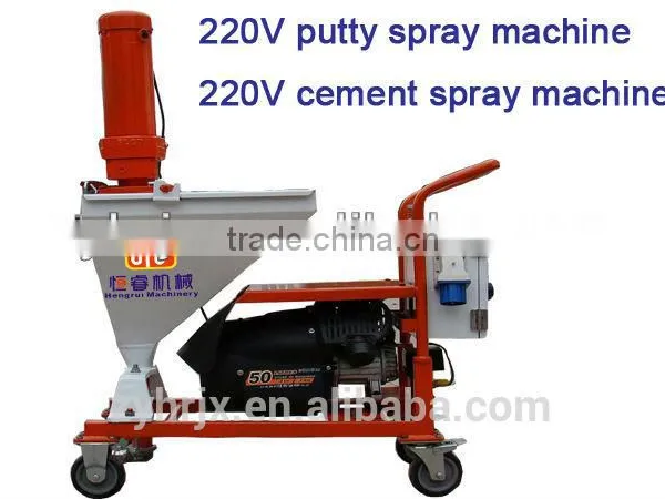plaster spray machine for wall/putty plaster mortar spray wall