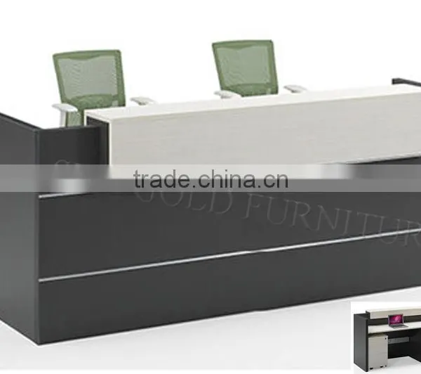 Beauty Salon Furniture Modern Reception Desk Design Office Reception Counter Table (SZ-RTB008) photo-5