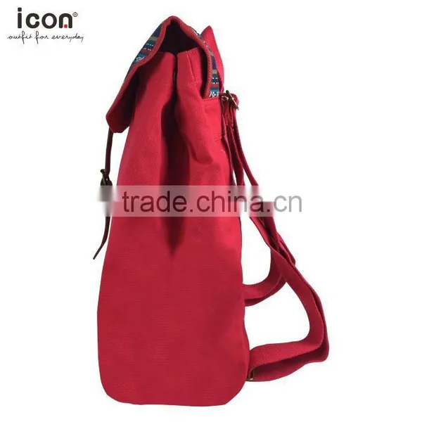 Daypack Simple Fashion Backpack Canvas photo-5
