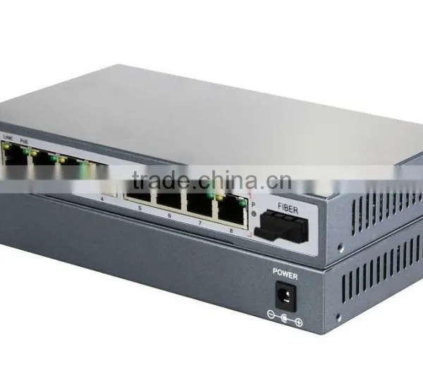 9 Port Ethernet PoE Switch 48v With 1 Fiber Port (IEEE802.3af ) photo-2